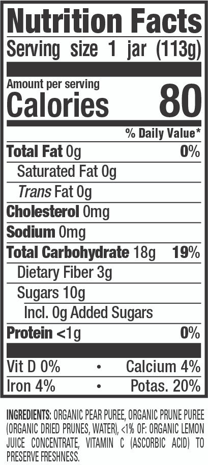 OG2 H B CC PEAR PRN STG2 ( 6 X 4 OZ   )
