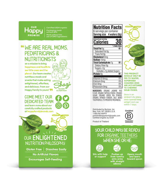 OG2 H B PEA/SPINACH TTHR ( 6 X 1.7 OZ   )