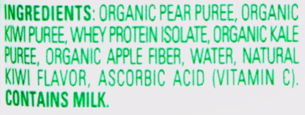 Happy Tot Fiber & Protein Pear, Kiwi & Kale (16x4 OZ)