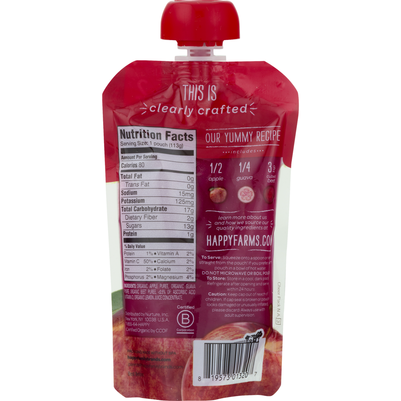 OG2 H B CC APL GUAV BEET ( 16 X 4 OZ   )